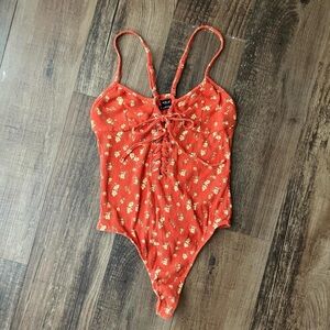 Urban Outfitters Floral Bodysuit